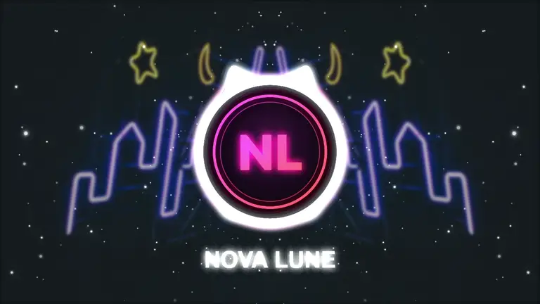 Neon Nation: 16:9 music visualizer made in Shimga