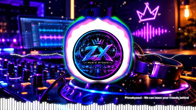 Phreakysoul We can leave our friends behind — music visualizer template preview